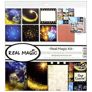 Reminisce RMA-200 Real Magic Scrapbook Collection Kit, Multicolor Palette