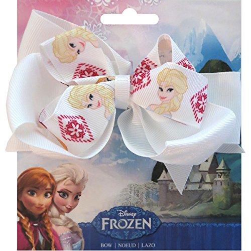 Simplicity 570503001 Disney Frozen Elsa and Anna Ribbon Bow, White