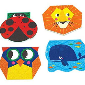 Party Perfect Mini Notepad with Animal Cover Favours, Paper, 3" x 2", Pack of 8
