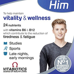 Vitabiotics Wellteen Him Original - 30 Tablets