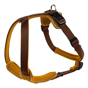 Harness Neopren Xl 73-94 Cm, 25 Mm Nylon Brown/Neopren Caramel | Hunter