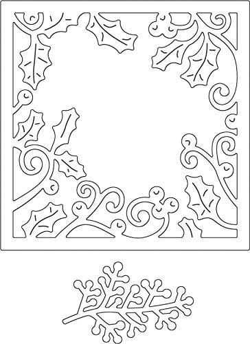 Penny Black Series Creative Dies 51-374 Holly Frame