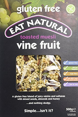 Eat Natural G/F Toasted Muesli- Vine Fruit 500g