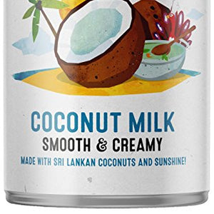 Puro Organic Coconut Milk 400ml Tin (Pack of 1) 100% Natural