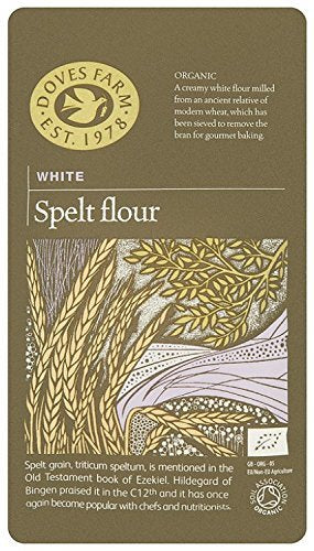 Doves Farm Organic Speciality White Spelt Flour 1 kg (Pack of 5)