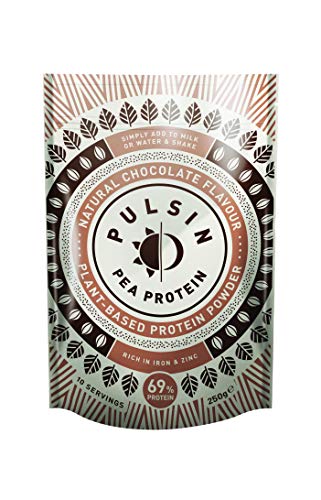 Pulsin Natural Chocolate Flavoured Protein Powder, 250 g