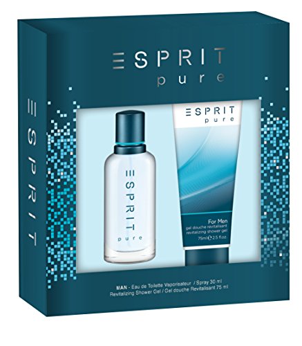 Esprit Pure Eau de Toilette and Revitalizing Shower Gel Gift Set for Him, 30 ml/75 ml