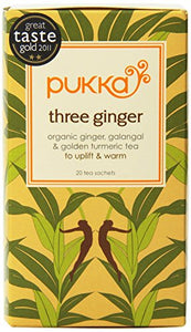 Pukka Herbs Three Ginger Tea 20bag X 5 (Pack of 5)