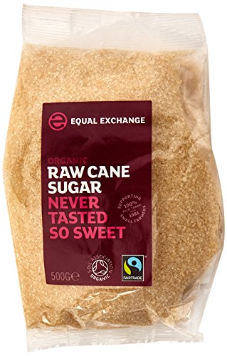 Equal Exchange Organic Raw Cane Sugar 500 g (Pack of 5)