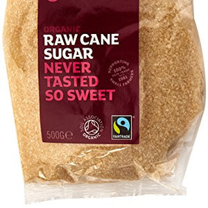 Equal Exchange Organic Raw Cane Sugar 500 g (Pack of 5)
