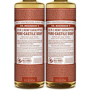 DR BRONNER SOAP LIQ CSTLE EUCALYPTUS, 16 OZ