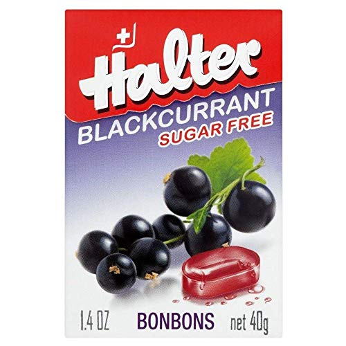Halter Bonbons Sugar-Free Blackcurrant 40g
