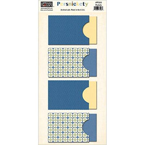 Paper Loft Persnickety Pockets W/Inserts 4/Pkg-