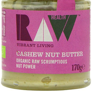 RAW HEALTH Organic Whole Cashew Butter 170g (PACK OF 2)