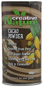 Creative Nature Organic Peruvian Cacao Powder 100 g (Pack of 2)