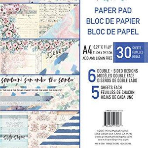 Prima Marketing Inc 655350994167 Santorini Paper Pad, Mixed Colors