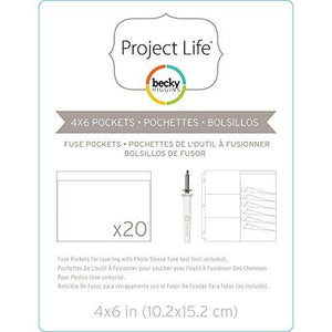 Project Life Photo Sleeve Fuse 20/pkg - 4"x6" - 380509