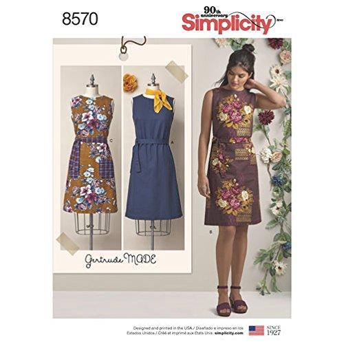 Simplicity Pattern 8570 Gertrude Made Dresses SIZE 6-14 SEWING PATTERN