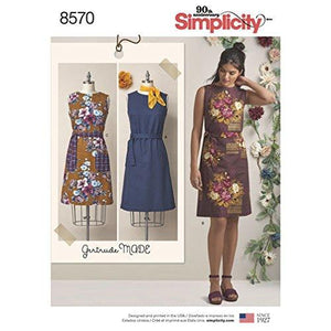 Simplicity Pattern 8570 Gertrude Made Dresses SIZE 6-14 SEWING PATTERN