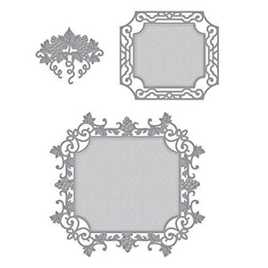 Spellbinders Shapeabilities Labels 59 Decorative Accents Etched/Wafer Thin Dies
