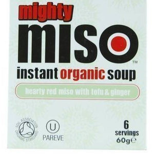 King Soba Org Miso Soup Tofu Ginger 60g (Pack of 2)