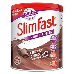 SlimFast Chunky Chocolate Shake Powder, 450g