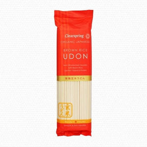Clearspring OG Brown Rice Udon Noodles 200g x 4 (Pack of 4)