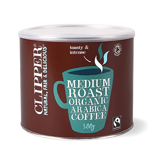 Clipper Arabica Roast Medium Coffee 500g (Case of 4)