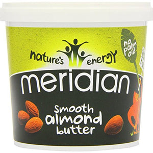 Meridian - Smooth Almond Butter - 1Kg (Pack of 3)