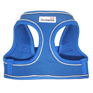 Snappy Mesh Harness Blue Medium| Doodlebone