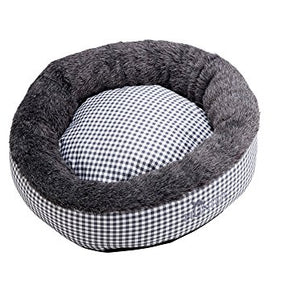 Cat- And Dog Bed Astana 50X50 Cm Grey Checked, With Plush | Hunter