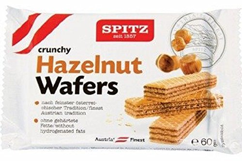 Spitz Hazelnut Wafer 60g (Pack of 18)