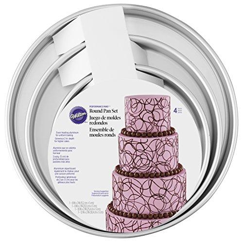 Wilton Performance Cake Pans Round Pan 4 Piece Set