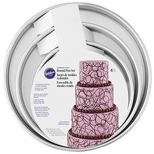 Wilton Performance Cake Pans Round Pan 4 Piece Set