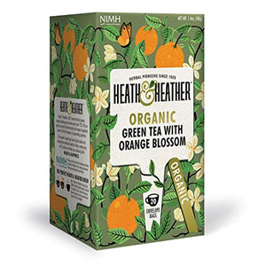 Heath & Heather | Organic Green Tea & Orange Blossom | 5 X 20 Bags