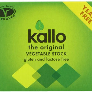 Kallo | Vegetable Stock Cubes | 5 x 66g