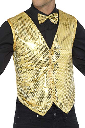Smiffys 42937XL Sequin Waistcoat (X-Large)
