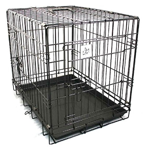 Jumbo Double Door Crate - Black (Case Of 1) | James & Steel