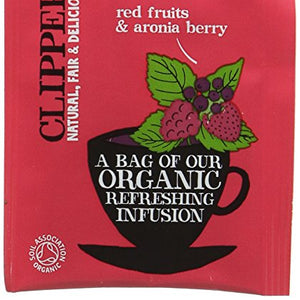Clipper Organic Infusion Red Fruits and Aronia Berry Enveloped 250 Teabags 625 G