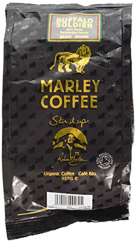 Marley Coffee Organic Buffalo Soldier Dark Roast Whole Bean Coffee 227g