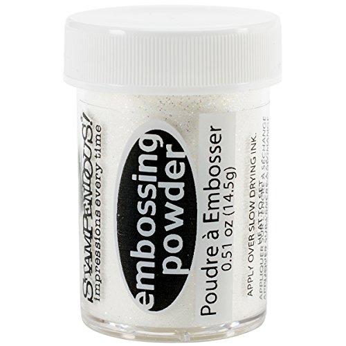 Stampendous Embossing Powder .6 Ounce-Sparkly Crystal Transparent