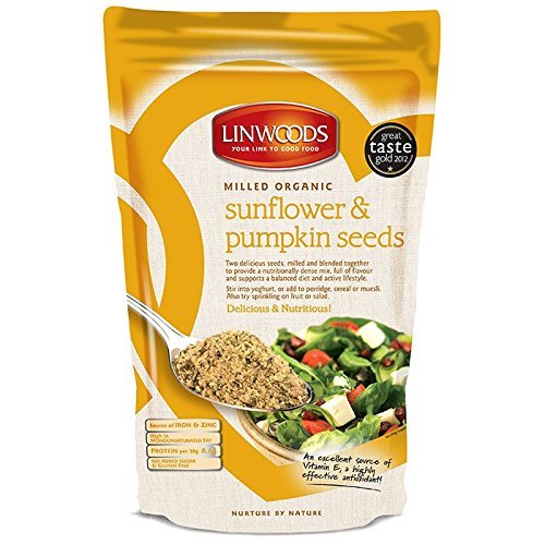 Linwoods Organic Milled Organic Sunflower and Pumpkin Seeds 425g (Pack of 2)