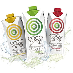 CocoPro High Protein Coconut Water with Pineapple 330 ml