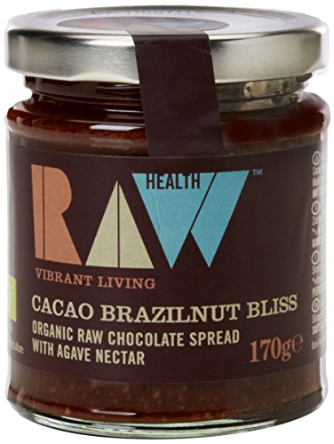 RAW HEALTH Organic Raw Cacao Brazil Bliss Spread 170g (PACK OF 3)