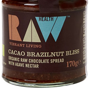 Raw Health Org Cacao Brazil Choc Spread 170g