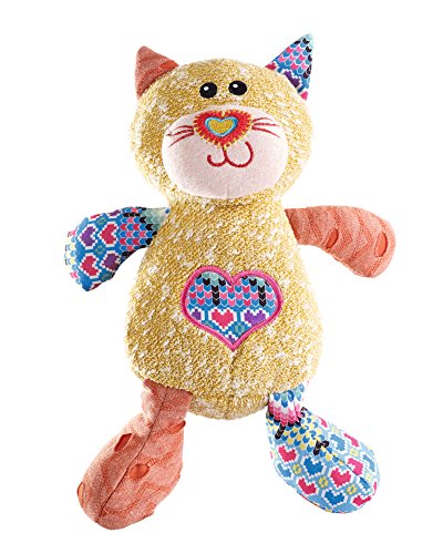 Dog Toy Patchwork Cat 29 Cm  Pack Of 3 | Hunter