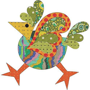 Quilting Creations Laser Cut Fusible Funky Chicken 1 Large Dotz Applique