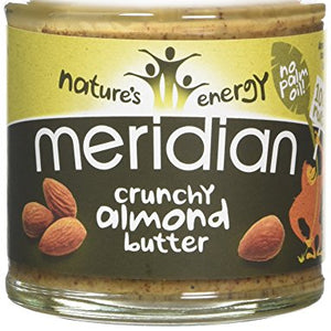 Meridian Natural Crunchy Almond Butter 170 g (Pack of 3)