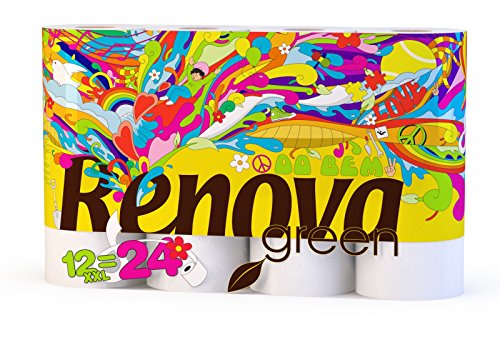 Renova Green Toilet Paper 12 Rolls