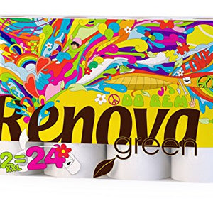 Renova Green Toilet Paper 12 Rolls